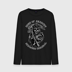 Лонгслив хлопковый мужской Sons of Anarchy: Redwood Original цвета черный — фото 1