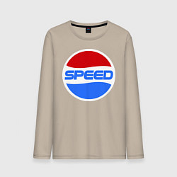 Лонгслив хлопковый мужской Pepsi Speed, цвет: миндальный