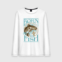 Мужской лонгслив Born to Fish