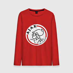 Лонгслив хлопковый мужской Ajax FC, цвет: красный