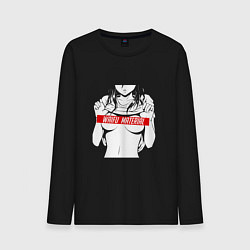 Мужской лонгслив WAIFU MATERIAL