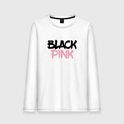 Мужской лонгслив Black Pink Graffiti