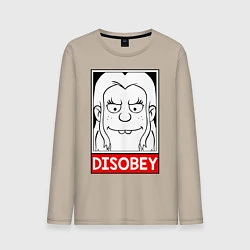 Мужской лонгслив Disenchantment Disobey