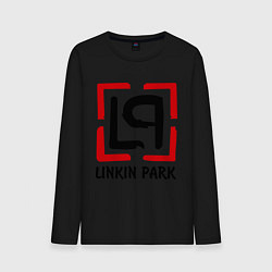 Лонгслив хлопковый мужской Linkin park цвета черный — фото 1