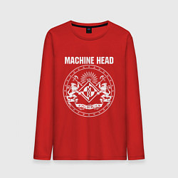 Лонгслив хлопковый мужской Machine Head MCMXCII, цвет: красный