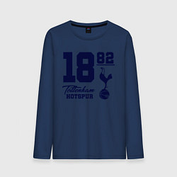 Лонгслив хлопковый мужской FC Tottenham 1882, цвет: тёмно-синий