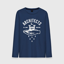 Лонгслив хлопковый мужской Architects, цвет: тёмно-синий