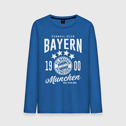 Лонгслив хлопковый мужской Bayern Munchen 1900 цвета синий — фото 1