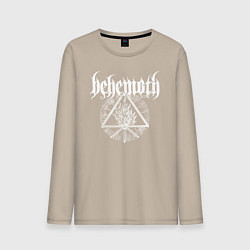 Лонгслив хлопковый мужской Behemoth, цвет: миндальный