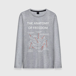 Мужской лонгслив The Anatomy of Freedom