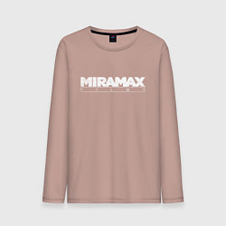 Лонгслив хлопковый мужской Miramax Film, цвет: пыльно-розовый