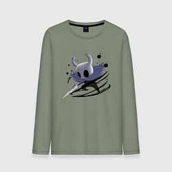 Лонгслив хлопковый мужской Hollow Knight, цвет: авокадо