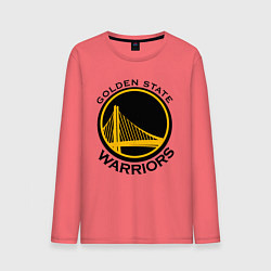 Лонгслив хлопковый мужской GOLDEN STATE WARRIORS, цвет: коралловый