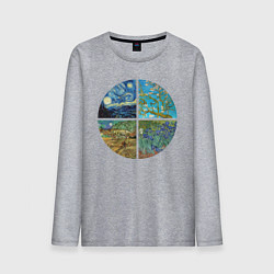 Мужской лонгслив Ван Гог Картины