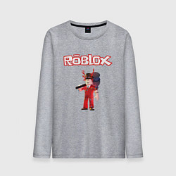 Лонгслив хлопковый мужской ROBLOX, цвет: меланж