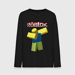 Лонгслив хлопковый мужской Roblox Dab, цвет: черный