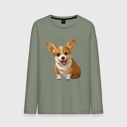 Мужской лонгслив Корги
