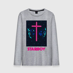 Лонгслив хлопковый мужской STARBOY, цвет: меланж