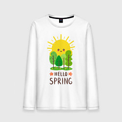 Мужской лонгслив Hello Spring