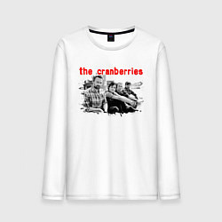 Лонгслив хлопковый мужской The Cranberries, цвет: белый