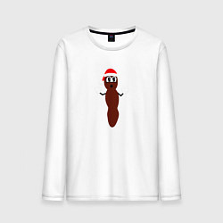 Лонгслив хлопковый мужской South Park Мистер Хэнки, цвет: белый