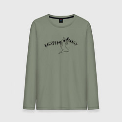 Лонгслив хлопковый мужской Kizaru, цвет: авокадо