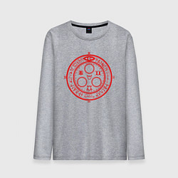 Лонгслив хлопковый мужской SILENT HILL, цвет: меланж