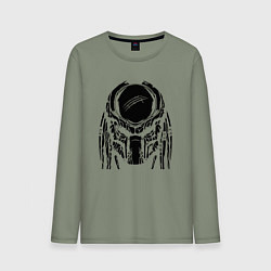 Лонгслив хлопковый мужской PREDATOR, цвет: авокадо