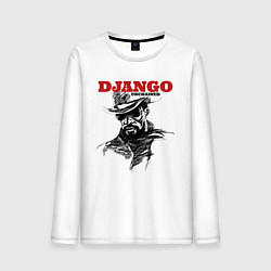 Лонгслив хлопковый мужской Django, цвет: белый