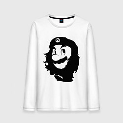 Лонгслив хлопковый мужской Che Mario, цвет: белый