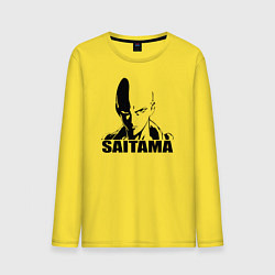 Лонгслив хлопковый мужской Saitama, цвет: желтый