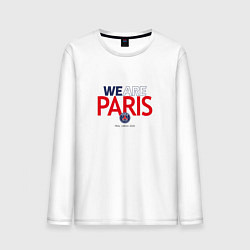 Лонгслив хлопковый мужской PSG We Are Paris 202223, цвет: белый