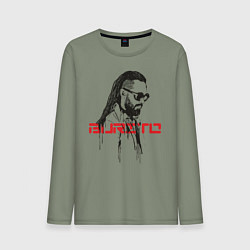 Лонгслив хлопковый мужской Группа Burito, цвет: авокадо