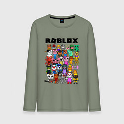 Лонгслив хлопковый мужской ROBLOX PIGGY, цвет: авокадо