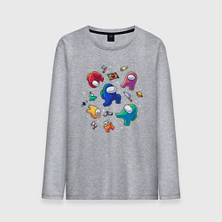 Мужской лонгслив Among Us