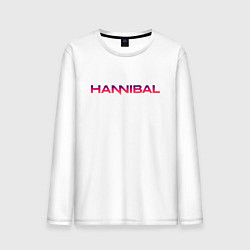 Лонгслив хлопковый мужской Hannibal, цвет: белый