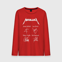 Мужской лонгслив METALLICA АВТОГРАФЫ