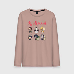 Мужской лонгслив Клинок рассекающий демонов