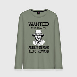 Лонгслив хлопковый мужской RED DEAD REDEMPTION, цвет: авокадо