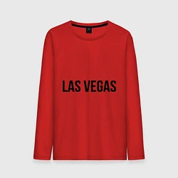 Лонгслив хлопковый мужской Las Vegas, цвет: красный