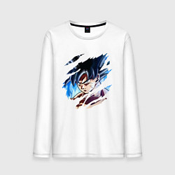 Лонгслив хлопковый мужской Dragon Ball, цвет: белый