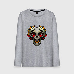 Лонгслив хлопковый мужской ЗАГРЕЙ, цвет: меланж