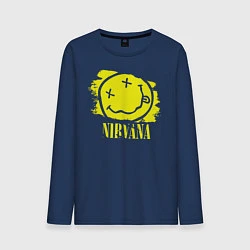 Мужской лонгслив Nirvana Smile