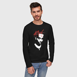 Лонгслив хлопковый мужской Playboi Carti Whole Lotta Red, цвет: черный — фото 2