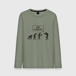 Мужской лонгслив CS GO спина Z