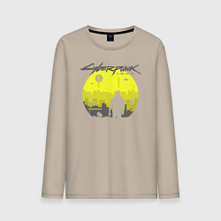 Мужской лонгслив Cyberpunk 2077 CITY