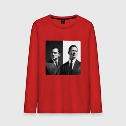 Лонгслив хлопковый мужской Tom hardy, цвет: красный