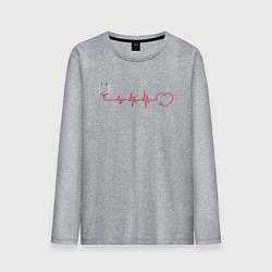 Мужской лонгслив Медсестра Стетоскоп Z