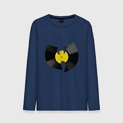 Лонгслив хлопковый мужской Wu-Tang Vinyl, цвет: тёмно-синий