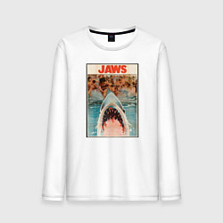 Мужской лонгслив Jaws beach poster
